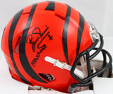 Boomer Esiason Signed Cincinnati Bengals Speed Mini Helmet w/MVP-Beckett W Holo