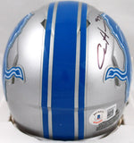 Aidan Hutchinson Autographed Detroit Lions Speed Mini Helmet-Beckett W Hologram
