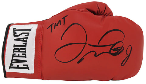 Floyd Mayweather Jr. Signed Everlast Red Boxing Glove w/TMT - (SCHWARTZ COA)