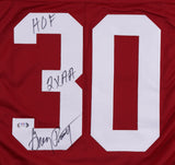 Greg Pruitt Signed Oklahoma Sooners Jersey Inscribed "HOF" & "2x AA" (PSA COA)