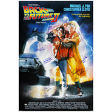 Michael J. Fox, Lloyd, Cast Autographed Back to the Future II 27x40 Poster