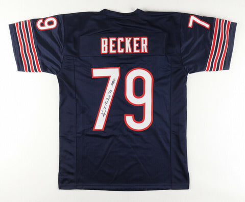 Kurt Becker Signed Chicago Bears Jersey (JSA COA) Super Bowl XX / Right Guard