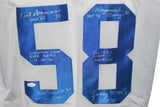 1958 Baltimore Colts Autographed White XL Jersey 4 Sigs Donovan Berry JSA 33600