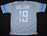Kenny Golladay Signed Lions Gray Jersey (JSA COA) 2017 3rd Rd.Draft Pick W.R.