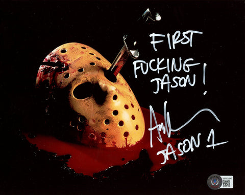 Ari Lehman Autographed/Signed Friday The 13th 8x10 Photo Jason Beckett 36417