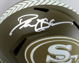 Deion Sanders Signed 49ers F/S Salute to Service Speed Helmet-Beckett W Hologram