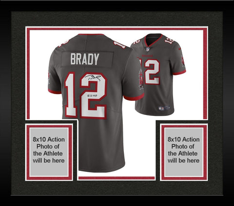 FRMD Tom Brady Buccaneers Super Bowl LV Champs Signed Nike Jersey "LV MVP" Insc