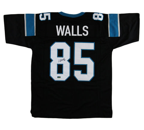 Wesley Walls Signed Carolina Custom Black Jersey