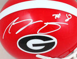 AJ Green Autographed Georgia Schutt Mini Helmet- Beckett W *White