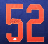 KHALIL MACK (Bears throwback SKYLINE) Signed Autographed Framed Jersey JSA