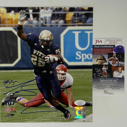 Autographed/Signed LESEAN MCCOY Pittsburgh Panthers 8x10 College Photo JSA COA