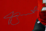 Jameis Winston Signed Buccaneers 22x26 Custom Framed Photo Display (S.I. COA)