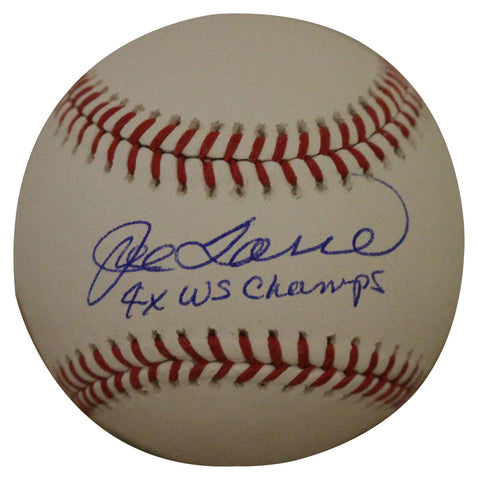 Joe Torre Autographed New York Yankees OML Baseball WS Champs JSA 28278