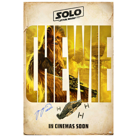 Joonas Suotamo Autographed 2018 Solo Original 27x40 Double-Sided Movie Poster