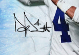 Dak Prescott Signed Dallas Cowboys Framed 16x20 Stretched Canvas- BA W Holo *Blk