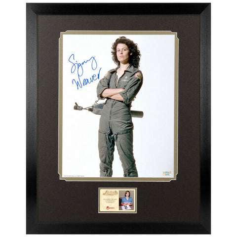 Sigourney Weaver Autographed Alien Ripley 11x14 Framed Photo