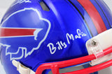 AJ Epenesa Signed Bills Flash Speed Mini Helmet w/Bills Mafia-Beckett W Holo
