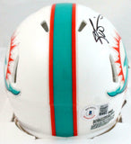 Ricky Williams Autographed Miami Dolphins Speed Mini Helmet-Beckett Hologram