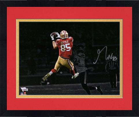 Framed George Kittle San Francisco 49ers Autographed 11" x 14" Spotlight Photo