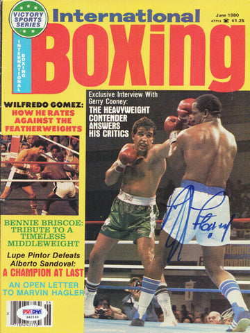 Gerry Cooney Autographed International Boxing Magazine Cover PSA/DNA #S42149
