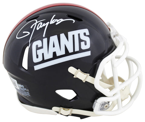 Giants Lawrence Taylor Authentic Signed 81-99 TB Speed Mini Helmet BAS Witnessed