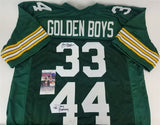 Jim Grabowski & Donny Anderson Dual Signed Green Bay Packers Golden Boys Jersey