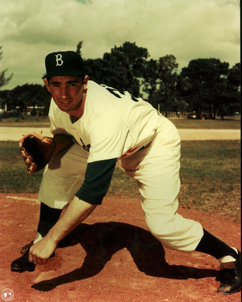 Dodgers Sandy Koufax 8x10 PhotoFile Follow Through White Jersey Photo Un-signed