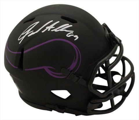 Jared Allen Autographed Minnesota Vikings Eclipse Mini Helmet Beckett 36272