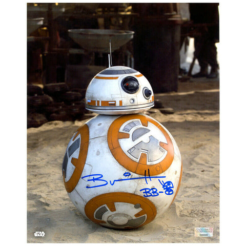 Brian Herring Autographed Star Wars The Force Awakens BB-8 8x10 Close Up Photo