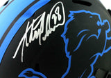 Adrian Peterson Signed Detroit Lions F/S Eclipse Helmet- Beckett W *Silver