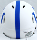 Darius Leonard Autographed Indianapolis Colts Lunar Speed Mini Helmet- JSA W