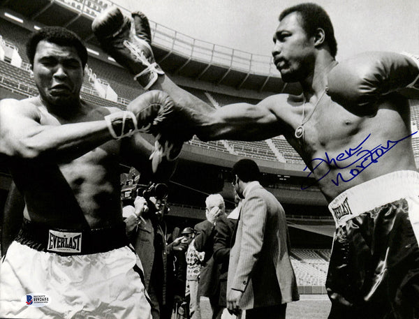 Ken Norton Boxing Authentic Signed 11x14 Photo w/ Muhammad Ali Autographed BAS