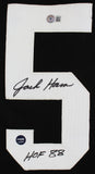 Jack Ham HOF 88 Authentic Signed Black Pro Style Jersey Autographed BAS Witness