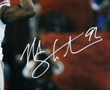 Michael Strahan Autographed New York Giants 16x20 Flex White Photo-BeckettW Holo