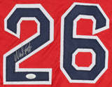 Wade Boggs Signed Boston Red Sox Red Jersey (JSA COA) 12xAll Star 3B 1985-1996