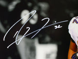 Ray Lewis Signed Baltimore Ravens 16x20 Over Roethlisberger Photo-Beckett W Holo
