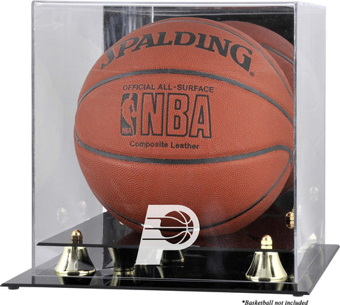 Indiana Pacers Golden Classic Team Logo Basketball Display Case