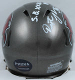 Dexter Jackson Autographed Tampa Bay Buccaneers Speed Mini Helmet w/SB MVP-Prova