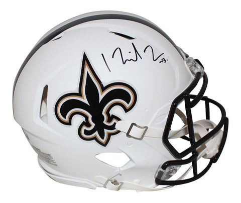 Michael Thomas Signed New Orleans Saints Authentic Flat White Helmet BAS 36264