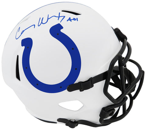 Carson Wentz Signed Colts Lunar Eclipse Riddell Full Size Rep Helmet (Fanatics)
