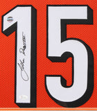 John Ross Signed Bengals 27x33 Custom Framed Jersey (JSA COA & Ross Hologram)