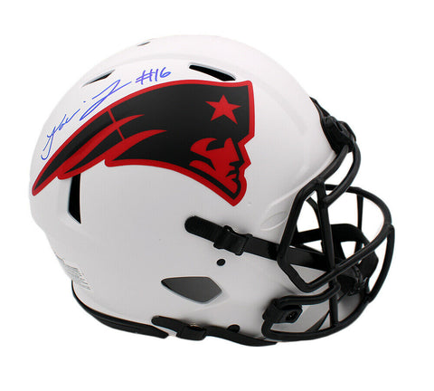 Jakobi Meyers Signed New England Patriots Speed Authentic Lunar NFL Helmet