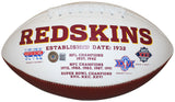 Sonny Jurgensen Signed Washington Redskins Logo Football HOF Beckett 35614