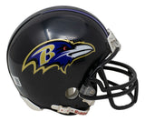 Terrell Suggs Signed Baltimore Raven Super Bowl XLVII Logo Mini Helmet (Beckett)