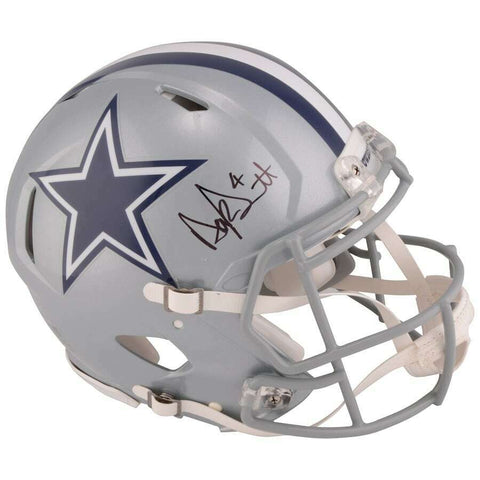 DAK PRESCOTT Autographed Dallas Cowboys Speed Authentic Helmet FANATICS