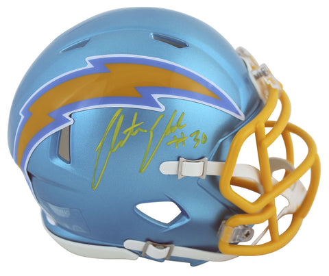 Chargers Austin Ekeler Authentic Signed Flash Speed Mini Helmet PSA/DNA Itp