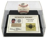 Twins Harmon Killebrew Signed Thumbprint Baseball LE #'d/200 w/ Display Case BAS