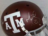 Michael Bennett Martellus Bennett Signed Texas A&M Aggies F/S Helmet- JSA W