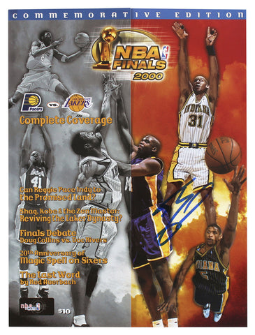 Lakers Shaquille O'Neal Signed 2000 NBA Finals Program BAS Witnessed #WX21545