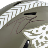 Trevor Lawrence Jaguars Signed 2022 Salute to Service Authentic Helmet w/Insc